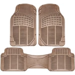 Oxgord Universal Fit 3-PIECE Full Set Ridged Heavy Duty Rubber Floor Mat, Used. Fixed Price $19.87.