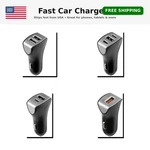 Car Charger Fast Charging 18W Usb-c + 2.4A Port Compact Different Types. Fixed Price $9.59.