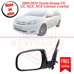 Kool Vue TY73EL Power Mirror Left Side Textured For 04-10 Toyota Sienna Le/xle. Fixed Price $58.99.
