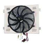 Aluminum Radiator Shroud Electric Fan For 1955-1957 1956 Chevy Bel Air/nomad. Fixed Price $155.91.