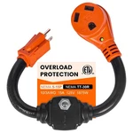 Gociean Overload Protector 30 Amp 110 Volt Rv Adapter With 18IN, Orange. Fixed Price $28.41.