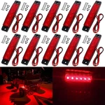 10 Pack Led Rock Strip Lights Waterproof Exterior Interior Car Red. Fixed Price $18.97.