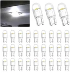 30 Pcs Car 194 Led Bulbs, 168 2825 W5W T10 Wedge Cob Replacement Bulb, 60.... Fixed Price $10.08.