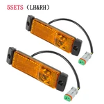 5SET Front Bumper Side Lamp With Harness Led Amber Fit For Kenworth T880 2014-UP. Fixed Price $189.90.
