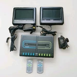 Kawasaki Twin Dvd Mobile Video System 7" Dual Player PVS2970S Great Condition. Fixed Price $41.30.