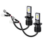 Absopro H3 Fog Lights Bulbs 6000K Cool White 80W 1.85"X0.87"X0.83", Black. Fixed Price $38.17.