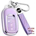 Key Fob Cover For Honda - Premium Soft Tpu Shell Full 5 Buttons Purple. Fixed Price $19.22.