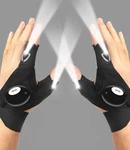 Led Half Finger Glove For Women Outdoor Waterproof Night Fishing Baitcycling. Fixed Price $9.19.
