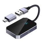 Wireless Carplay Adapter For Iphone, 2025 Upgraded Converts Wired To Black. Fixed Price $61.90.