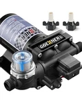Upgraded Vers Rv Fresh Water Pump 12V Dc 4 - 6GPM 70PSI Self Priming. Fixed Price $109.95.