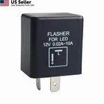Dewhel 12V 0.02A-10A 2-PIN CF-12 Automatic Electronic Led Flasher Relay Fix.... Fixed Price $12.66.