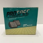 Vintage Prospec Weatherproof Seaworthy 25W Marine Black Speakers SEA-4551B (nos). Fixed Price $11.99.