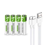 Smartools 1.5V Aaa 550MWH Usb Rechargeable Li-ion Battery For Remote Control. Fixed Price $27.89.