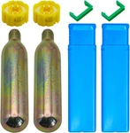 Pack Automatic Pfd 24/33 CO2 Cylinder Cartridge 24GRAMSA, Golden. Fixed Price $38.88.
