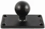 Mount 2" X 4" Rectangular Aluminum Base With 1.5" Rubber Ball RAM-202U-24. Fixed Price $25.49.