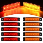 Nilight 10 3.8 Inch 5PCS Red+ Amber, Amber/red -universal. Fixed Price $15.99.