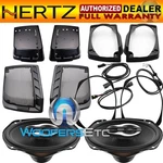 Hertz HD14H6X9 6X9" Harley Saddlebag Lid Kit & SX690 NEO.1 Coaxial Speakers New. Fixed Price $929.98.