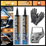 2 Pack Automotive Seam Sealer Quick-set Polyurethane For Metal Surfaces, Paint. Fixed Price $55.99.