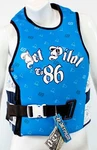 New $125 Womens Jet Pilot By Body Glove Og Comp Vest Water Ski Jacket Blue White. Fixed Price $5.24.