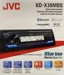 New Jvc KD-X38MBS, 1-DIN Digital Media Receiver W/ Bluetooth, Marine/motorsports. Fixed Price $169.00.