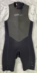 Oneill Reactor Wetsuit Mens Xl Black 2/1MM Back Zip Short John Surf Top. Fixed Price $29.97.
