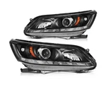 Headlight Assembly Fit For Honda Accord 2013-2015, Black Housing, Pair. Fixed Price $126.69.