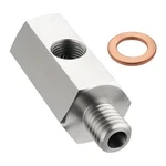 M10X1.5 Oil Pressure Sensor Adapter With Gasket Stainless Steel Metric. Fixed Price $24.26.