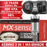 Autel Mx-sensor 315MHZ & 433MHZ Tpms Universal Programmable Sensor-metal Valve. Fixed Price $24.99.