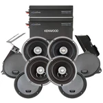 Kenwood Excelon P-HD4UT Front & Rear Amplified For 2014+ Ultra Motorcycles. Fixed Price $1274.00.