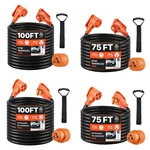 Uimoso 75/100 Ft Rv Extension Cord, 30/50A, Stw, 10AWG/3 6/3 + 8/1 Gauge. Fixed Price $147.99.